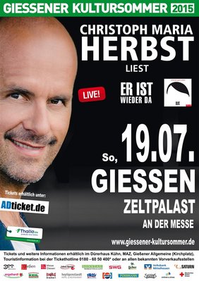 CHRISTOPH MARIA HERBST liest „Er ist wieder da“
